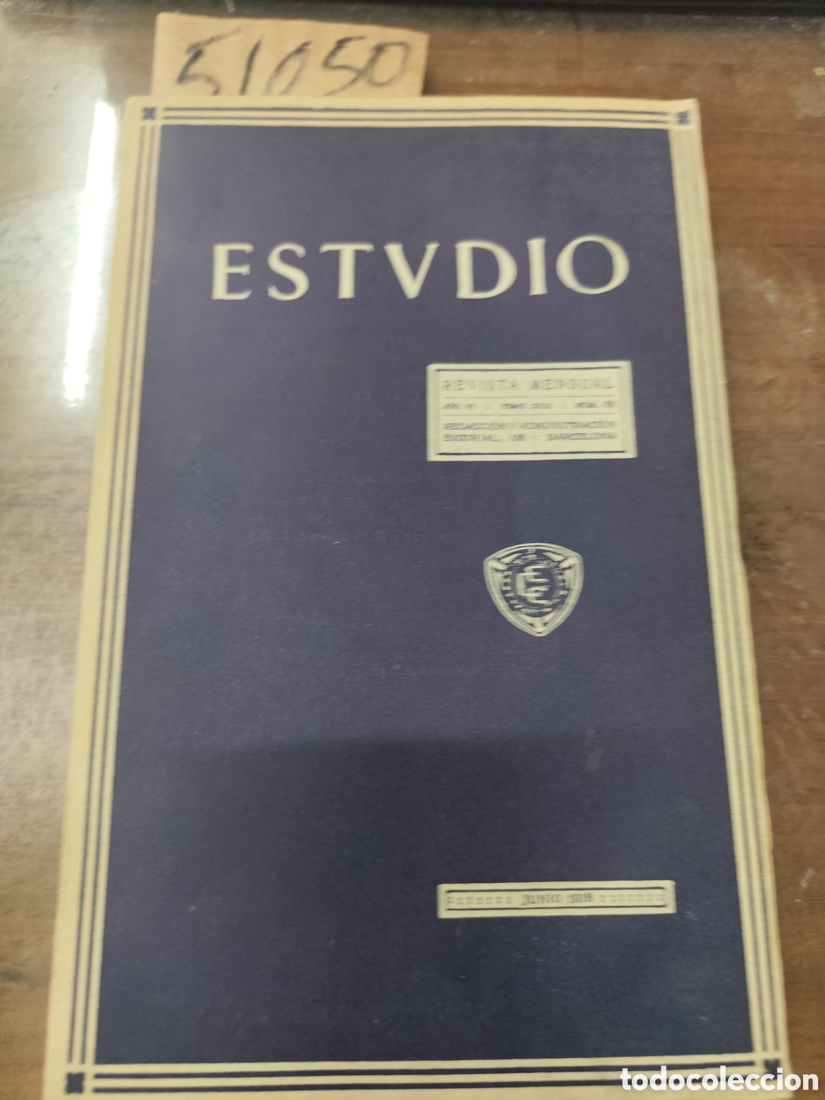 Livres: ESTVDIO. Revista mensual de Ciencias,Artes y Literartura n&ordm; 66. Junio 1918