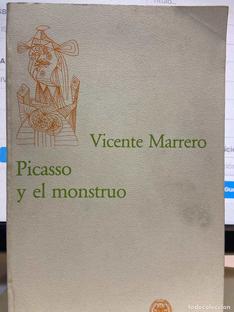 Libros: Picasso y el monstruo. - MARRERO, VICENTE - Foto 1