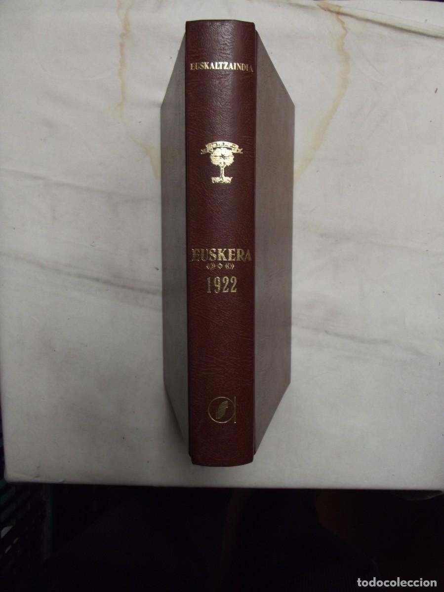 Libros: EUSKERA 1922 EUSKALTZAINDIA ( REEDICION CON LA COOPERACION DE SENDOA ) - Foto 2