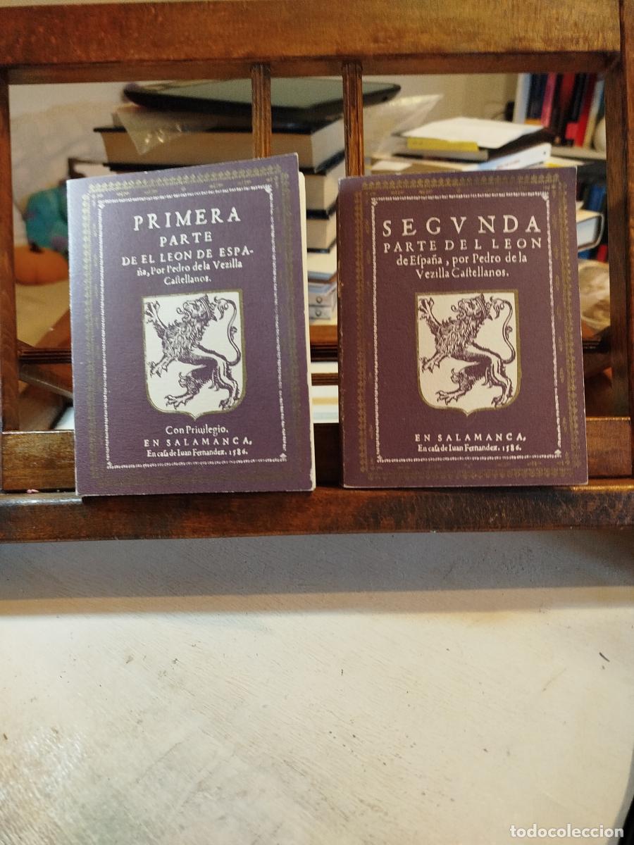 Libros: Primera [y] Segunda parte de El le&oacute;n de Espa&ntilde;a (2 Vol.) - Vezilla Castellanos, Pedro de la