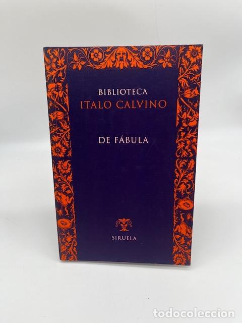 Libros: CALVINO, Italo. - De f&aacute;bula. - Foto 1