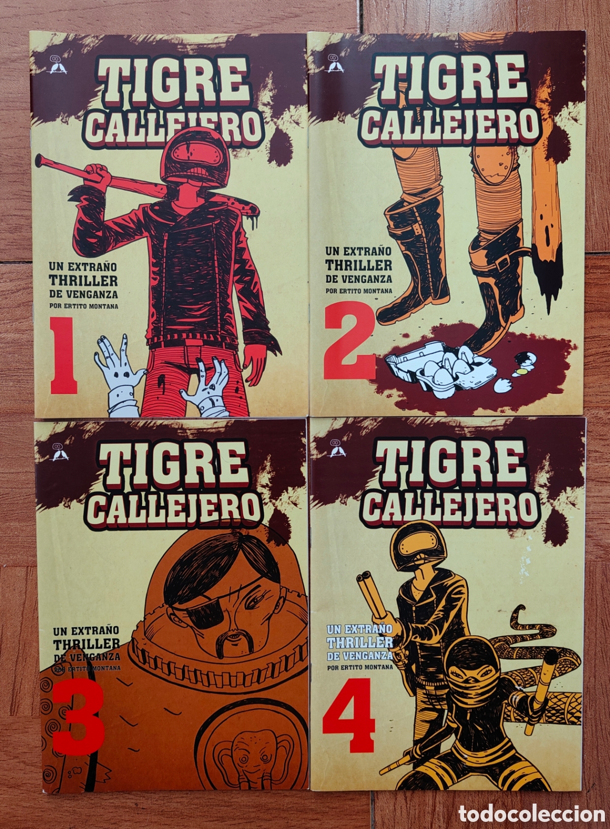 Livres: Tigre Callejero � 4 N&uacute;meros � Completa � Zona 00 - Ertito Montana