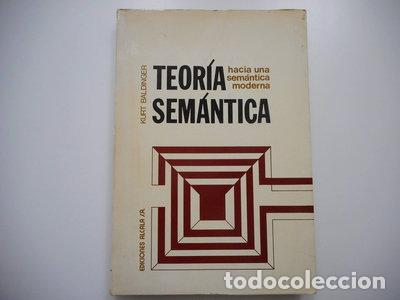Livres: Teor&iacute;a sem&aacute;ntica: Hacia una sem&aacute;ntica moderna- 9788470080104