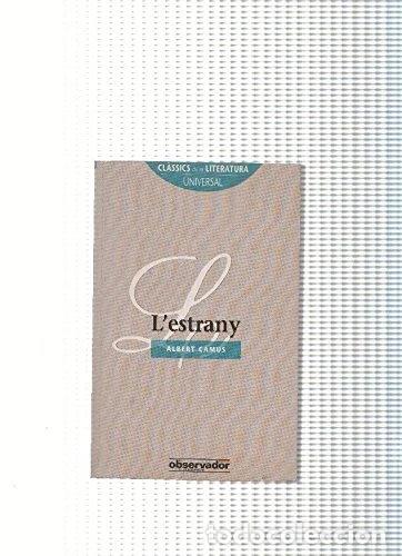 Libros: L'estrany- 9788477393658
