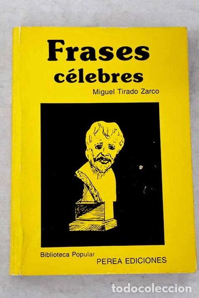 Livros em segunda m&atilde;o: Frases c&eacute;lebres- 9788477290254