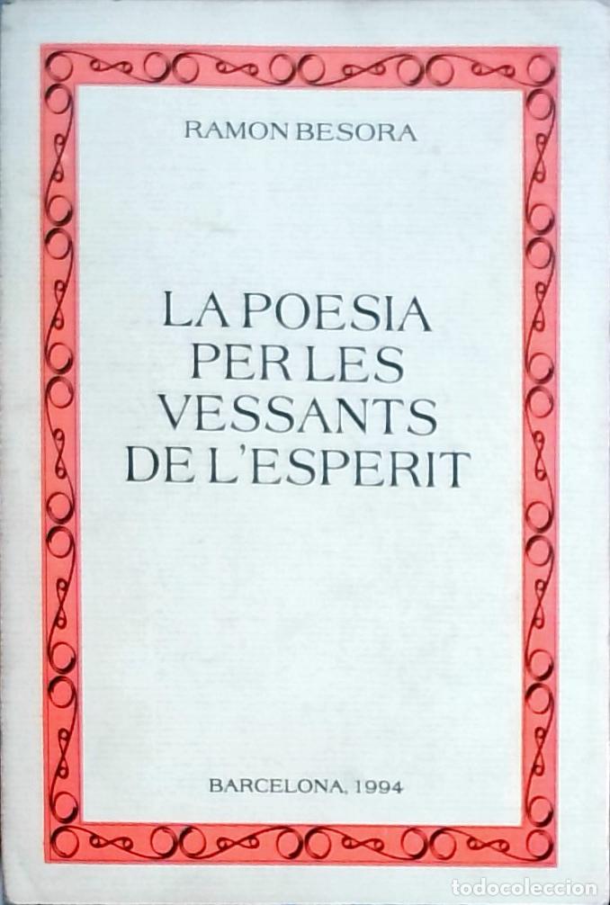 books: La poesia per les vessants de l'esperit - Ramon Besora: