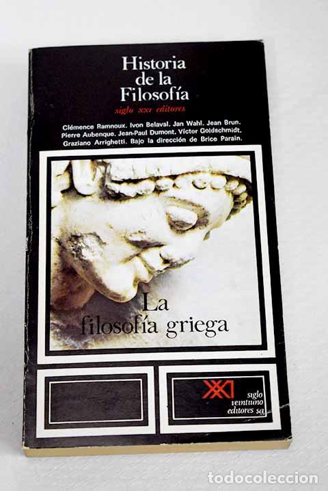 Libros: La filosof&iacute;a griega: