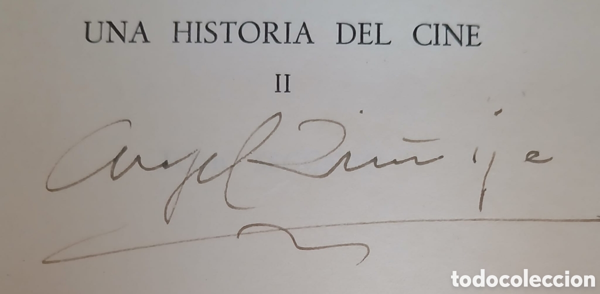 Libros: Una historia del cine, dedicatoria de autor y un director. - Foto 4