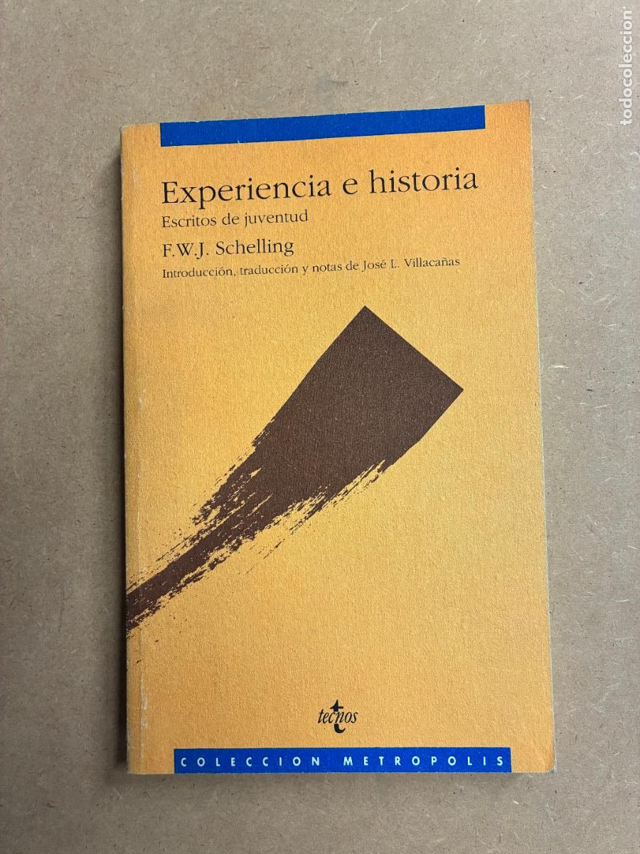 Livres: EXPERIENCIA E HISTORIA. ESCRITOS DE JUVENTUD. - F.W.J. SCHELLING