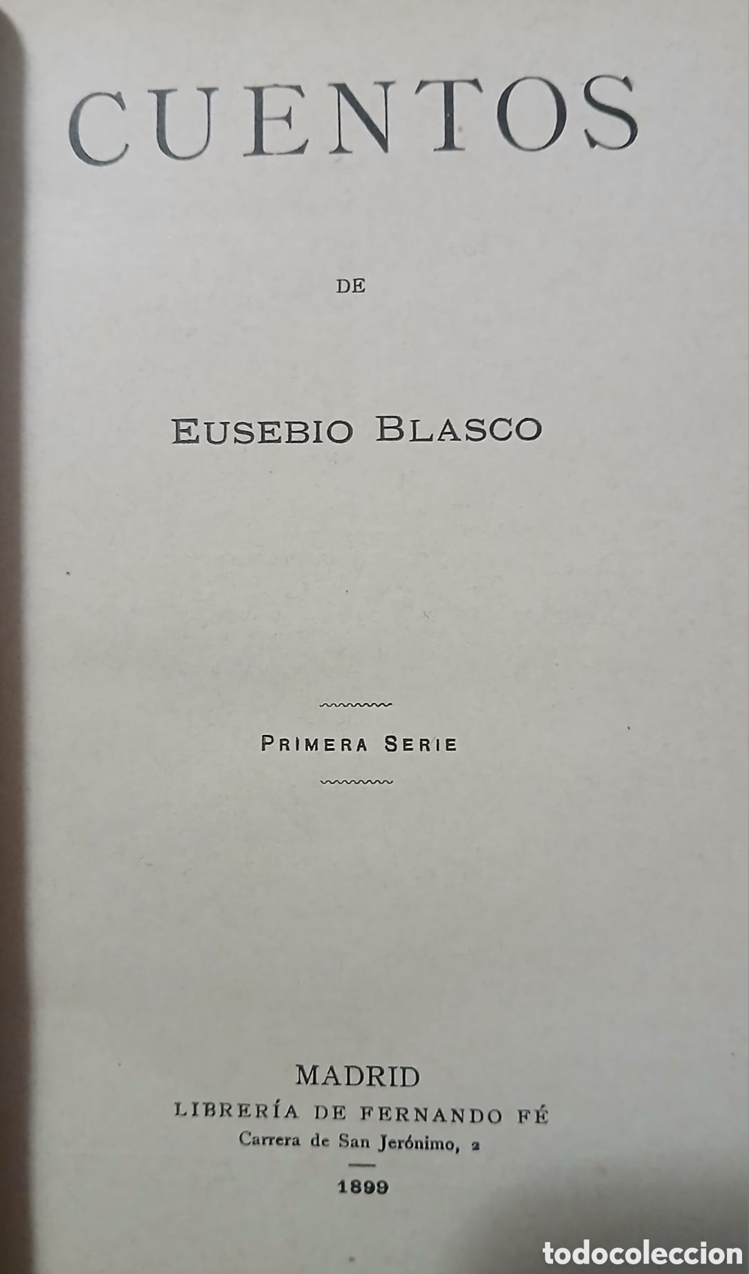 Libros: Cuentos de Eusebio Blasco - Foto 4