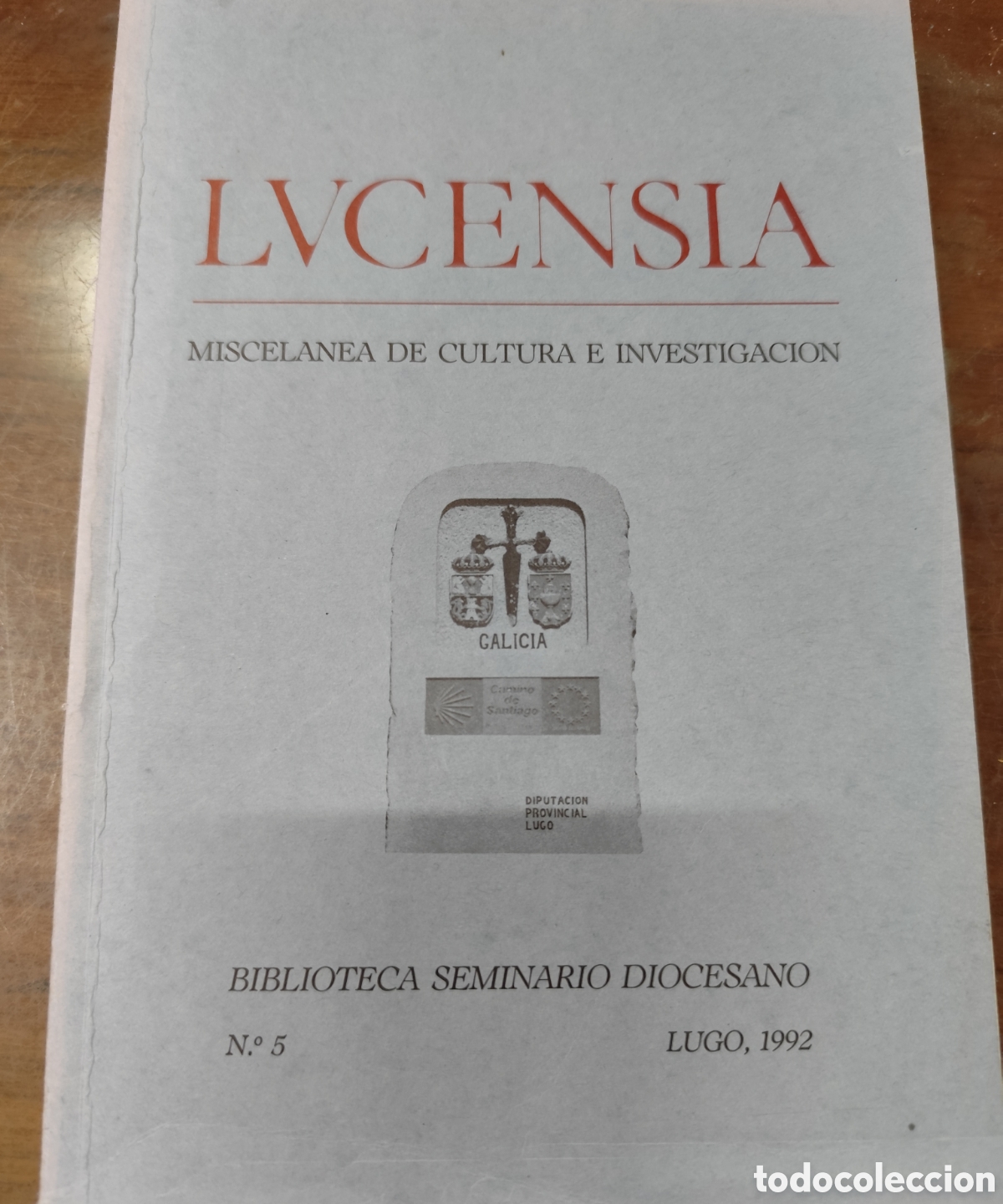 books: LVCENSIA. Miscelanea de cultura e investigaci&oacute;n n&ordm; 5. Biblioteca Seminario Diocesano 1992. Galicia