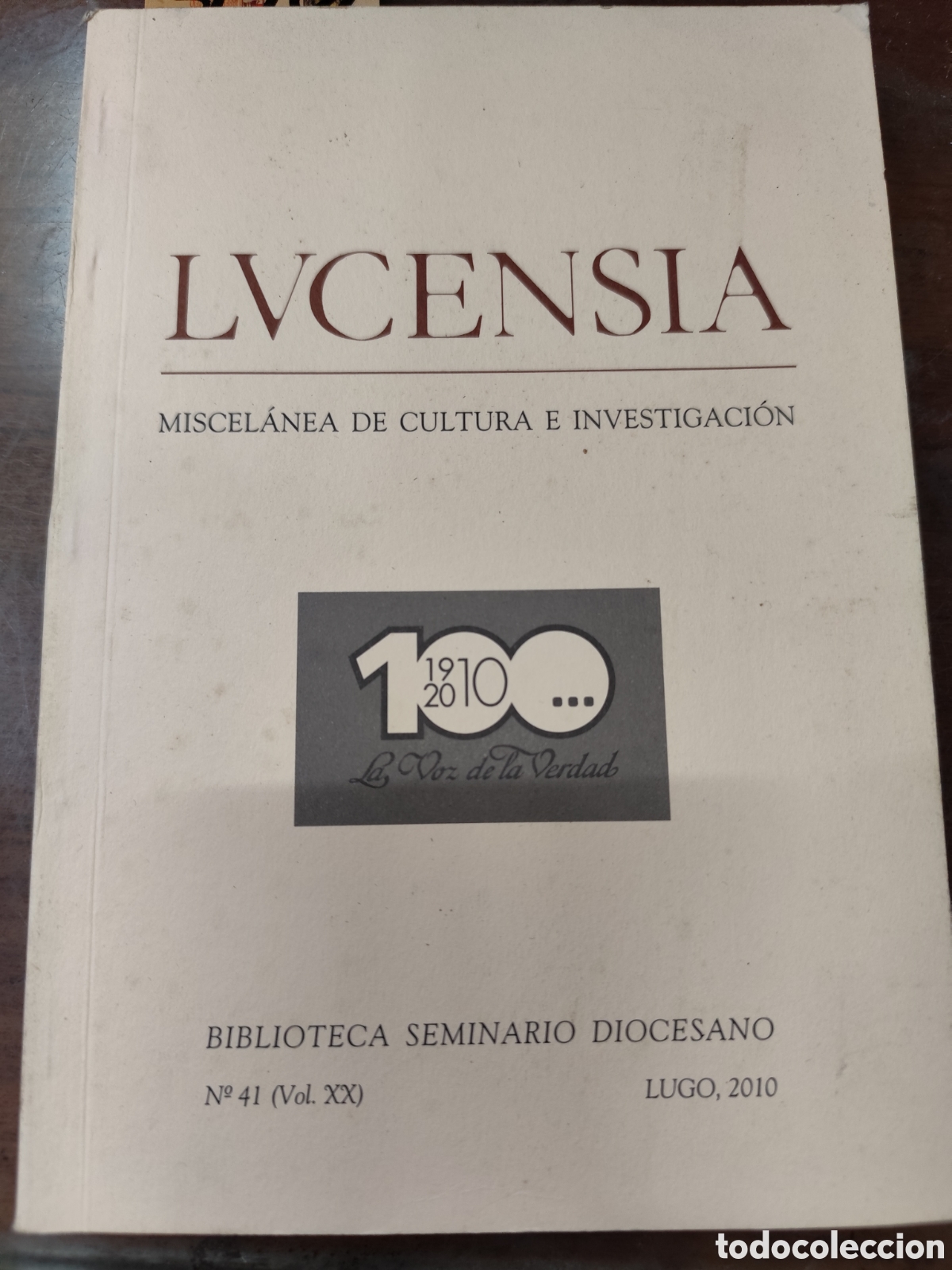books: LVCENSIA. Miscelanea de cultura e investigaci&oacute;n n&ordm; 41. Biblioteca Seminario Diocesano 2010. Galicia