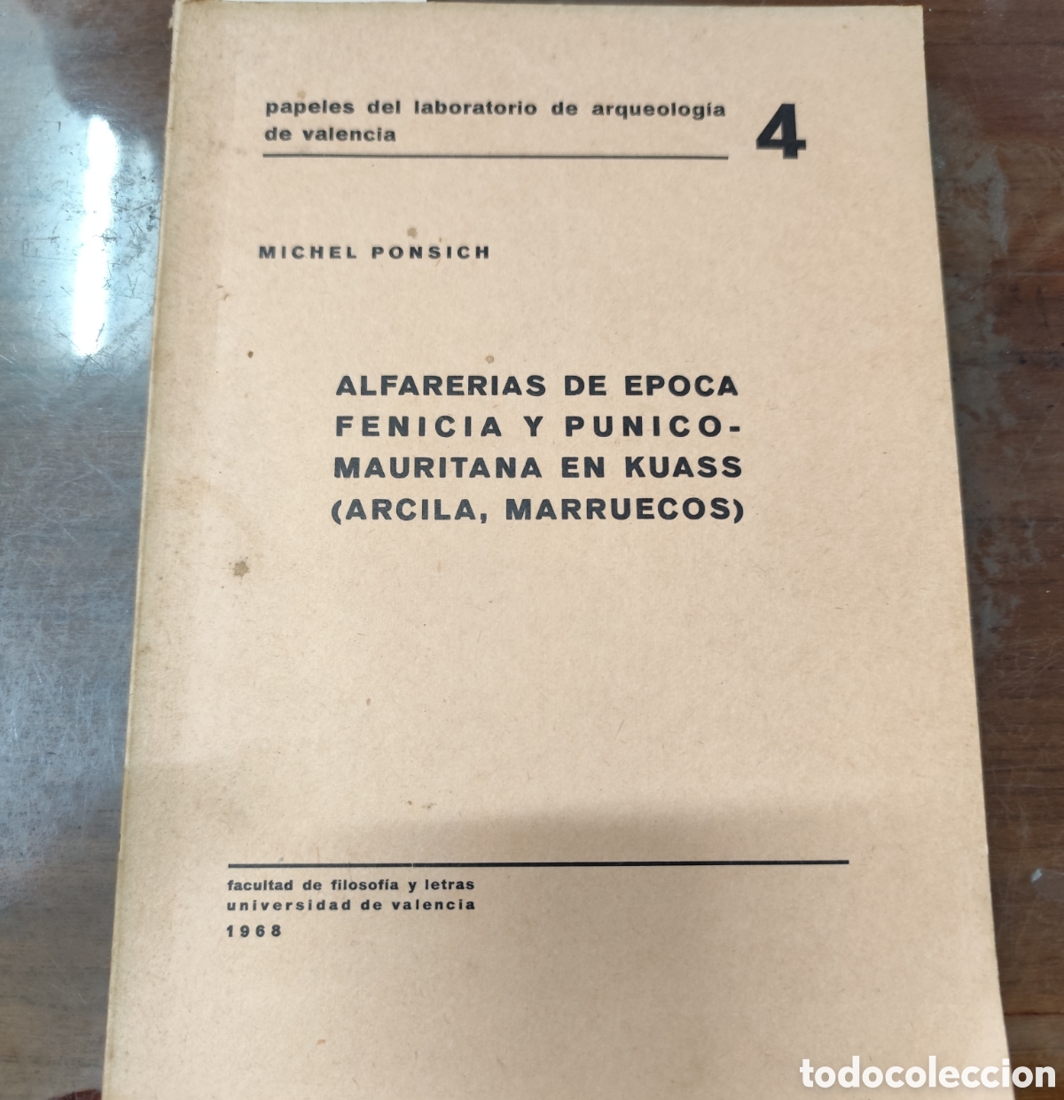 Libros: ALFARERIAS DE EPOCA FENICIA Y PUNICO MAURITANA EN KUASS ( ARCILA,MARRUECOS ). Papeles del laboratori