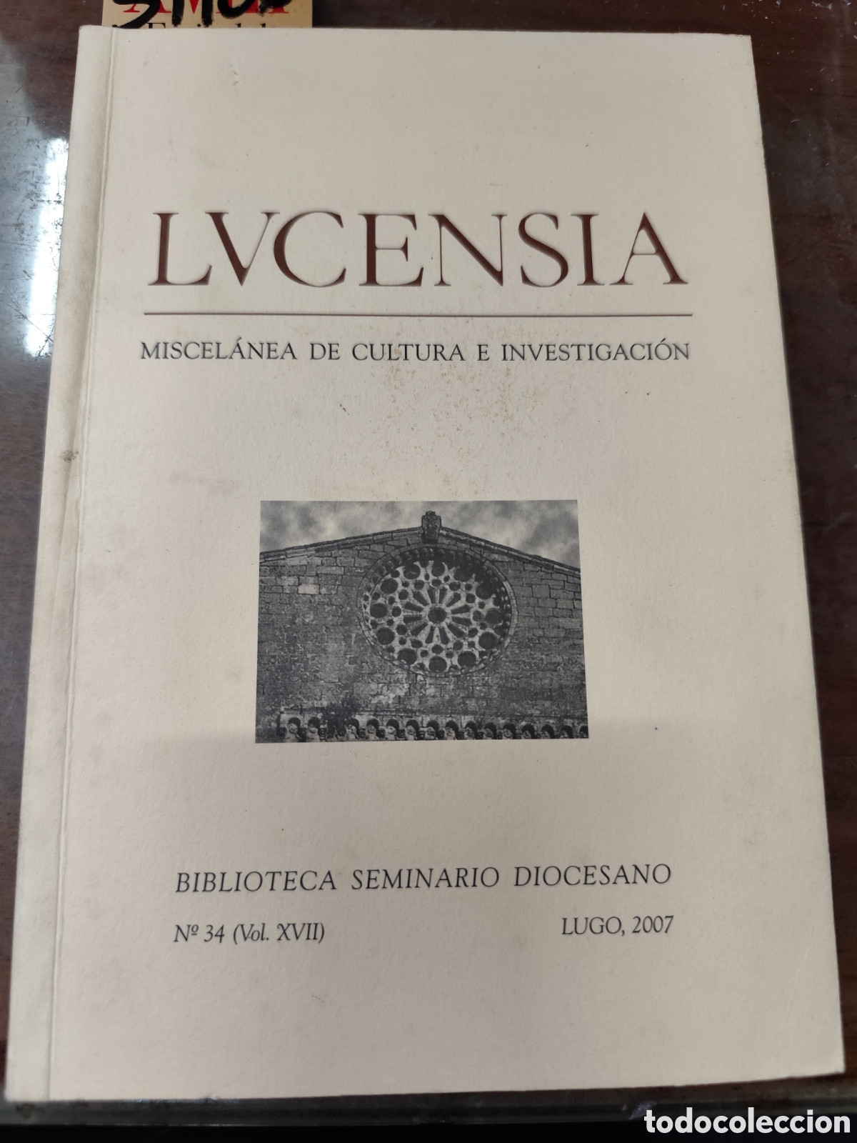 Libros: LVCENSIA. Miscelanea de cultura e investigaci&oacute;n n&ordm; 34. Biblioteca Seminario Diocesano 2007. Galicia