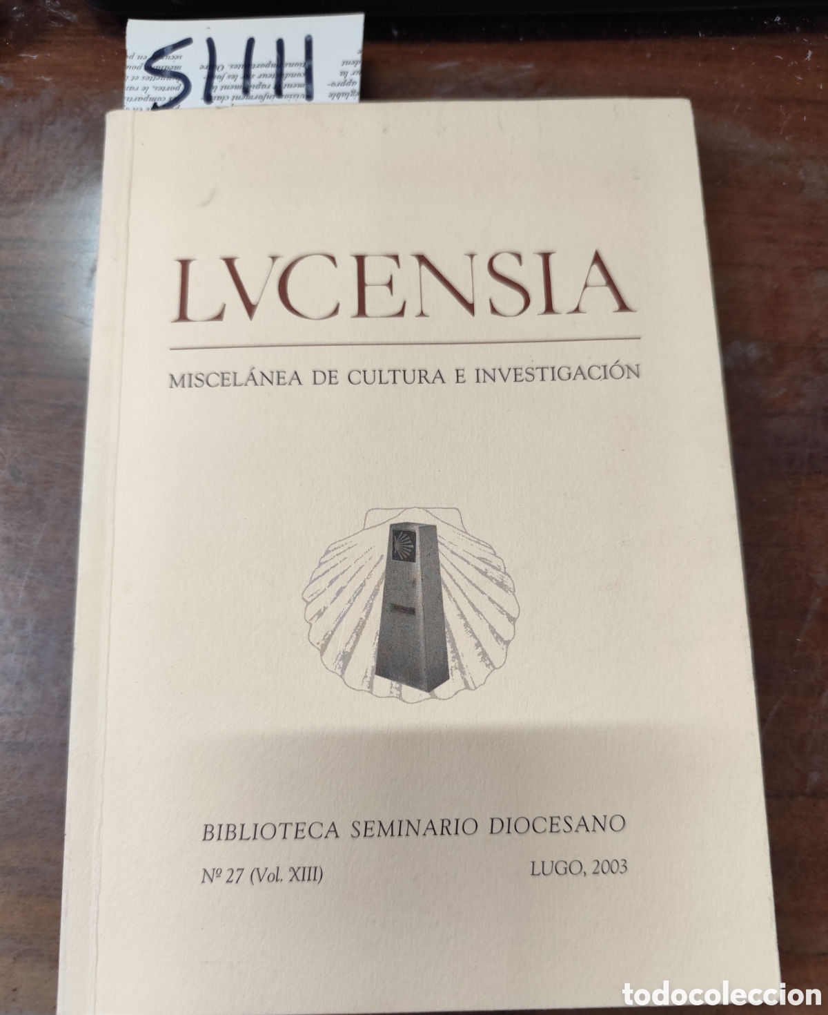 Libros: LVCENSIA. Miscelanea de cultura e investigaci&oacute;n n&ordm; 27. Biblioteca Seminario Diocesano 2003. Galicia