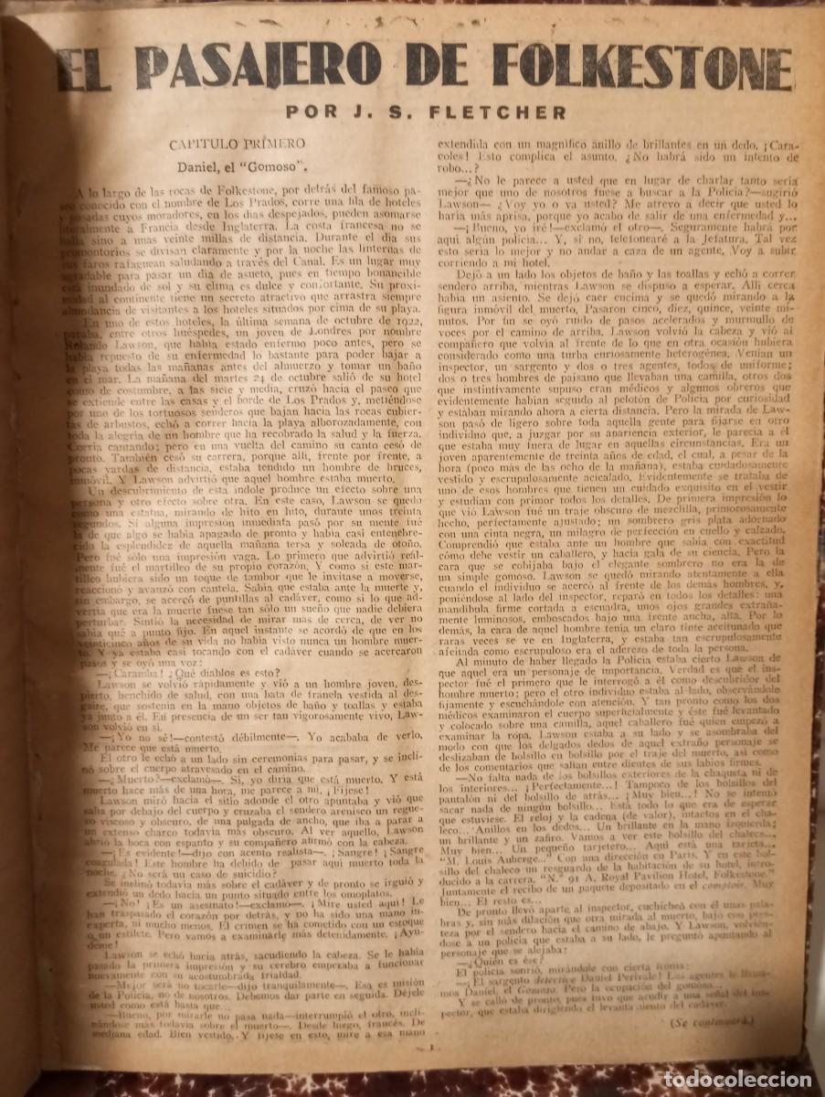 Libros: EL PASAJERO DE FOLKESTONE - Fletcher, J.S. - Foto 2