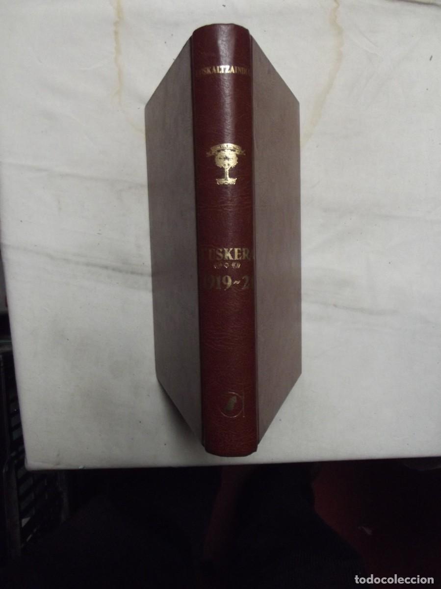 Libros: EUSKERA 1919 - 1921 EUSKALTZAINDIA ( REEDICION CON LA COOPERACION DE SENDOA ) - Foto 2