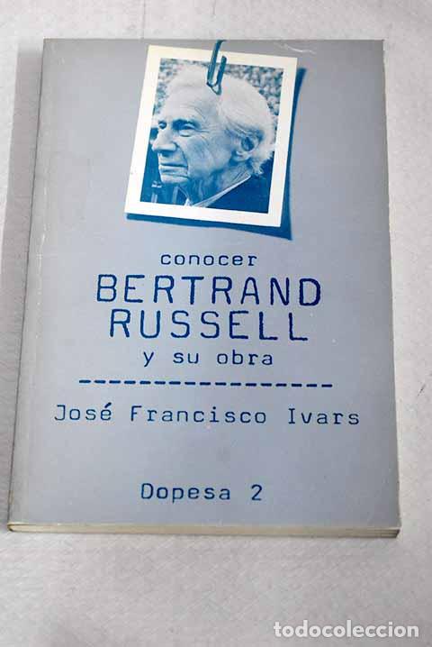 Livros em segunda m&atilde;o: Conocer Bertrand Russell y su obra.- Ivars, Jos&eacute;-Francisco