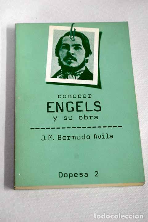 Livros em segunda m&atilde;o: Conocer Engels y su obra.- Bermudo &Aacute;vila, Jos&eacute; Manuel
