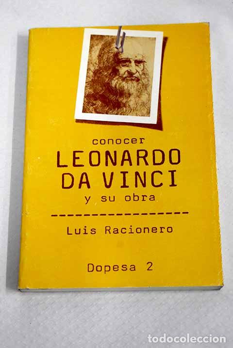 Livros em segunda m&atilde;o: Conocer Leonardo da Vinci y su obra.- Racionero, Luis