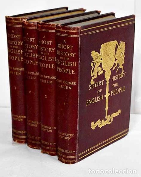 Livros em segunda m&atilde;o: A short history of the English people.- Green, John Richard