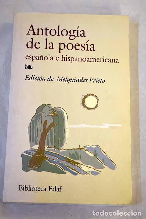 Livres: Antolog&iacute;a de la poes&iacute;a espa&ntilde;ola e hispanoamericana