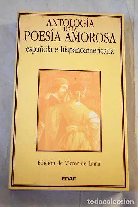 Libros: Antolog&iacute;a de la poes&iacute;a amorosa espa&ntilde;ola e hispanoamericana