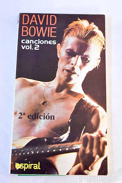 Libros: Canciones, tomo 2: Bowie, David.- Bowie, David