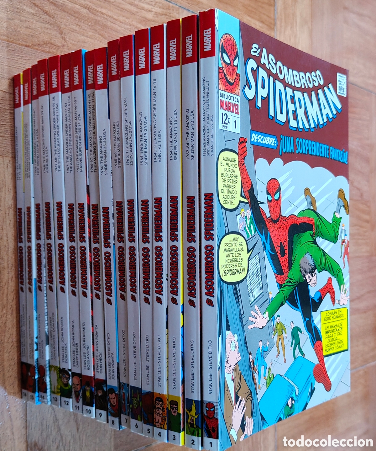 B&uuml;cher: Biblioteca Marvel: El Asombroso Spiderman � 16 Numeros (1 al 16) � Panini - VV. AA.