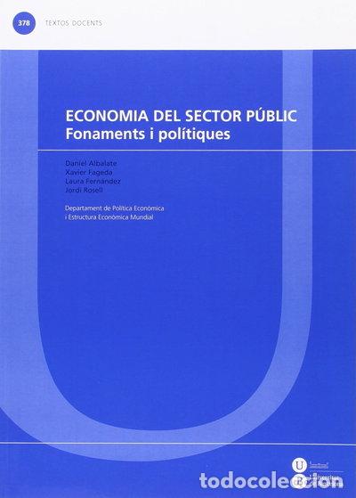 Libros: Economia del sector p&uacute;blic: fonaments i pol&iacute;tiques- 9788447536115