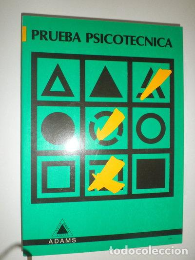Libros: Prueba psicot&eacute;cnica- 9788473574792