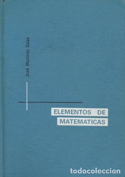 Libros: Elementos de matem&aacute;ticas- 9788440021816