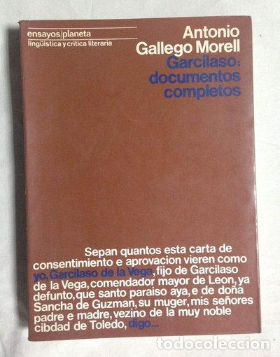 Libros: Garcilaso: documentos completos- 9788432076510