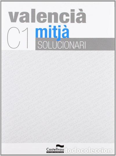 Libros: Solucionari C1 Valencia Mitja- 9788483454848