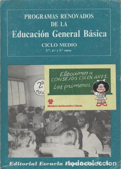 Libri di seconda mano: Programas Renovados de la Educaci&oacute;n General B&aacute;sica- 9788433101433
