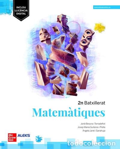 Libros: Matem&agrave;tiques 2n Batxillerat- 9788448637620