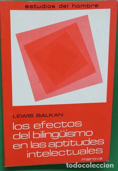 books: Los efectos del biling&uuml;ismo en las aptitudes intelectuales- 9788426903891