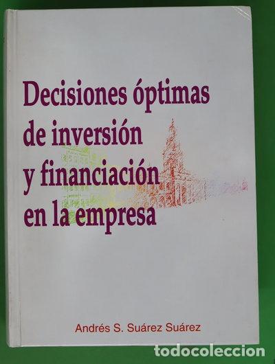 Libros: Decisiones &oacute;ptimas de inversi&oacute;n y financiaci&oacute;n en la empresa- 9788436807509