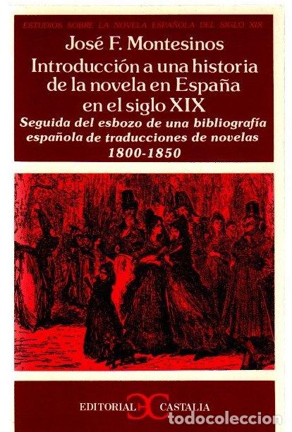 Libros: Introducci&oacute;n a una historia de la novela en el siglo XIX . Seguida del esbozo de una bibliograf&iacute;a