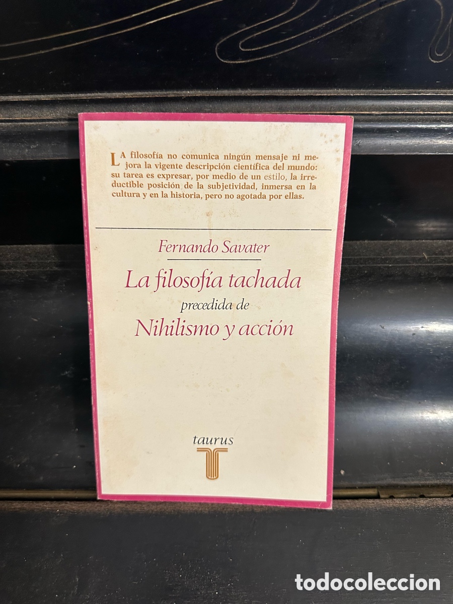 Libros: libro del autor espa&ntilde;ol Fernando Savater titulada - Foto 1