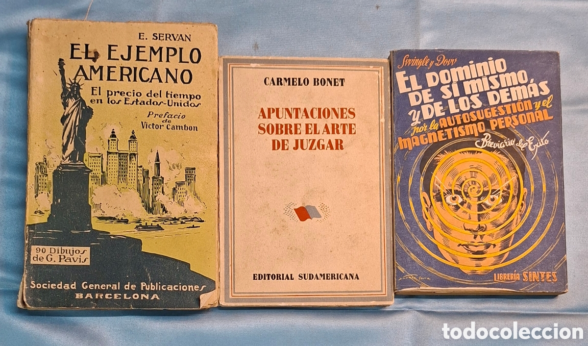 Libros: Colecci&oacute;n 3 libros antiguos