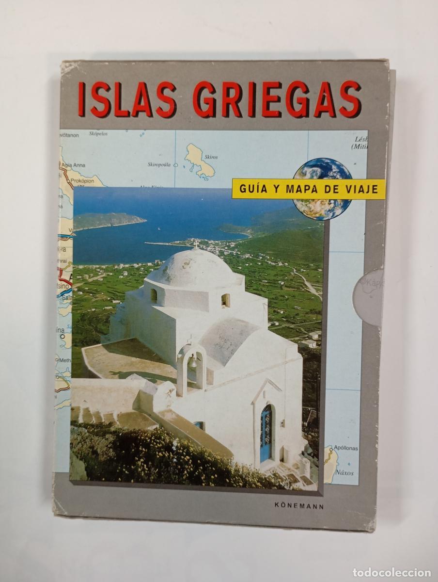 Libros: ISLAS GRIEGAS. GUIA Y MAPA DE VIAJE. - PAUL HARCOURT DAVIES. TDK558