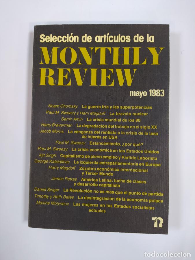Libros: Selecci&oacute;n de art&iacute;culos de la Monthly Review, mayo 1983. Editorial Revoluci&oacute;n. - VV.AA. TDK620