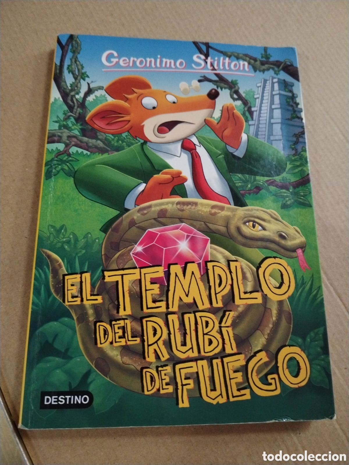 Libros: EL TEMPLO DEL RUBI DE FUEGO Geronimo Stilton 48. CL.