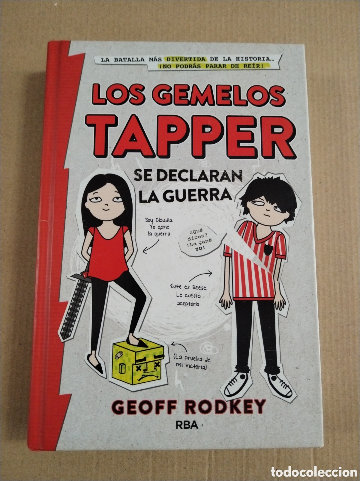 Libros: LOS GEMELOS TAPPER 1 SE DECLARAN LA GUERRA. Segunda Mano Geoff Rodkey. CL