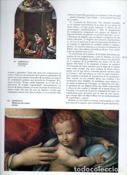 Livres: LAMINA V52692: Madonna con santos, detalle y Nacimiento por Garofalo
