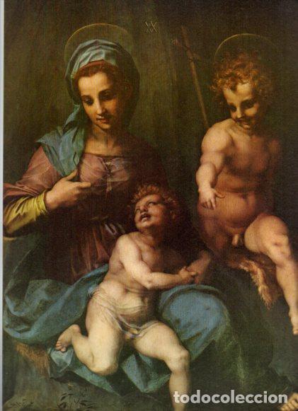 B&uuml;cher: LAMINA V52697: La Virgen con el ni&ntilde;o y san Juanito por Andrea del Sarto