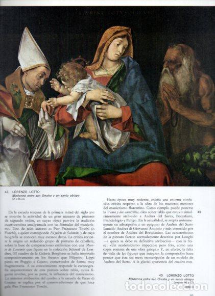 Libri di seconda mano: LAMINA V52695: Madonna entre san Onofre y un santo obispo por Lorenzo Lotto