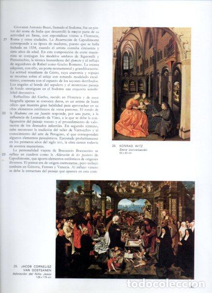 Libri di seconda mano: LAMINA V52716: Sacra conversacion por K. Witz y adoracion del Ni&ntilde;o por Van Oostsanen