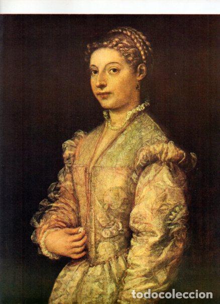 Libros: LAMINA V52721: Retrato de Lavinia Vecellio por Ticiano